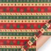 Nova embalagem de presente de papel kraft de Natal cor Árvore de Natal brinquedo papel de presente papel de embrulho diy atacado em estoque