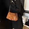 Bolsa Retrô Feminina de Grande Capacidade para o Dia a Dia 2026 Inverno Nova Moda Casual Ombro Transversal Bolsa Tote