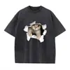 Atacado de Roupas Infantis Transfronteiriças Popular Algodão Estampado Manga Curta Camiseta Infantil Vintage Americano Top