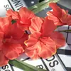 Nova Orquídea Espada Artificial Transfronteiriça com 9 Cabeças de Flor para Exibição na Sala de Estar, Flores Artificiais Bonitas Estilo Europeu, Venda Quente Dropshipping da Temu