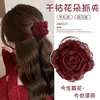 Grampo de Cabelo de Flor para Mulheres, Acessório Tendência para Sessão de Fotos, Atmosfera Vintage de Fada, Estética Azul, Novo Estilo Chinês Presilha Lateral