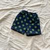 Ropa infantil de Corea del Sur niños nueva ola punto material de lana shorts niños y niñas bebé otoño e invierno lunares lana estilo occidental shorts
