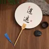 Kit de Pintura DIY con Texto, Adecuado para Puestos Callejeros y Mercados Nocturnos, Incluye Materiales para Abanico Redondo de Pintura a Tinta sobre Papel de Arroz, Hecho a Mano al por Mayor