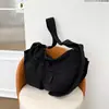 Bolsa de dumplings casual transfronteriza de gran capacidad, simple y elegante para ir al trabajo, bolso versátil de hombro y cruzado para estudiantes que asisten a clases