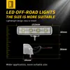 DxzTax Não Incluído Tira Longa 6 polegadas Concha Branca 32 LEDs Luz de Direção Holofote Luz de Aviso Luz de Trabalho