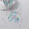 Lentejuelas Estrella Macaron Joyería para Uñas Color Popular de Internet Estrella de Cinco Puntas Mini Decoración para Uñas Flash
