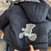 Jaqueta Grossa de Algodão Infantil Inverno 2026 Novas Roupas de Algodão Meninos Novo Estilo Casacos Jaqueta Acolchoada de Algodão com Forro de Fleece Top Bebê Inverno
