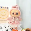 Solo ropa] la primera y segunda generación Labubu muñeco tela tela colgante correa falda sentada fiesta ángel lazo adorable