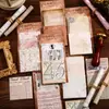 Papel de Material Retro Nostálgico para la Vida Decoración de Fondo Base Estudiante DIY Notas Adhesivas Diario Material Guka Pegatinas