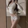 Catcher Quente Real * Novo Estilo Japonês Estilo Sexy Renda Lingerie Moda Feminina Tentação Vazado Quadril de Mel Calcinhas Femininas