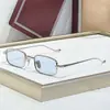 Atardecer Europeo y Americano Transfronterizos Estilo Japonés Moda Aleación Cuadrados Gafas de Sol J Vacaciones Lujo Casual Unisex Gafas de Sol