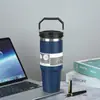 Venda Direta Transfronteiriça Copo Térmico de Aço Inoxidável 304 Grande Capacidade Copo a Vácuo para Carro Copo Conveniente para Carro com Alça