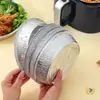Bandeja de papel de aluminio para freidora de aire, Papel de aluminio para horno, Bol de papel de aluminio a prueba de aceite para pizza, Papel de aluminio grueso para barbacoa y horneado