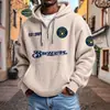 Ropa Nueva para Hombre Transfronteriza Amazon Más Vendido Bolsillo Múltiple Cremallera Nueva Sudadera con Capucha Comercio Exterior Sudadera de Moda Serie NFL