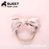 Anéis de Cabelo Infantis SweetFirstLove Corda de Cabeça DIY de Nylon Laço Floral Pequeno Anéis de Cabelo para Bebê