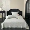 Nueva Colcha de Modal Tencel de Doble Cara Juego de Tres Piezas Verano Enfriamiento Hoja de Fibra de Lyocell Sábana para Cama Tatami