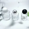 Venda Direta da Fábrica Garrafa de Perfume Cilíndrica Simples Tipo Push Bayoneta Frasco de Vidro com Borrifador Cosméticos de Viagem