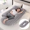 Almohada de Embarazo Amazon Protector de Cintura Almohada Inclinada para Dormir de Lado Almohada para Dormir de Embarazo en Forma de J Removible y Lavable Almohada de Embarazo Transfronteriza