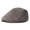 Gorra de Ante para Mujer Otoño e Invierno Nuevo Estilo Coreano Cabeza Grande Showface Boina Pequeña Estilo Británico Vintage Sombrero de Pintor
