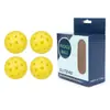 Caixa Colorida de Bola de Pickleball com 40 Furos Transfronteiriça 74mm Bola com Furo Pe Elástico de Alta Qualidade Super-Dura Bola de Moldagem Rotacional Flutuante