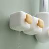 Estante para cepillo de dientes eléctrico de liquidación, sin perforaciones, para el hogar, secado rápido, soporte de pared, gancho para soporte de cepillo de dientes