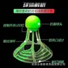 Pelota de bádminton luminosa a prueba de viento y brillante, ultraduradera e irrompible, pelota de plástico de nylon fluorescente para exteriores con luces