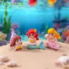 Adornos de micropaisaje caricatura dulce sirena Sirena adornos de micropaisaje accesorios de plástico