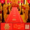 Suministros Desechables para Bodas Alfombra Roja, Alfombra Roja Grande para Bodas, Celebraciones Festivas, Ceremonias de Inauguración, Alfombra Gruesa de Tela No Tejida