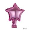 Globo de Lámina de Aluminio en Forma de Corazón de 5 pulgadas Estrella de Cinco Puntas Lámina de Aluminio Fabricante Venta al por Mayor 8 Colores Globo de Lámina de Aluminio Estrella de Cinco Puntas Venta al por Mayor