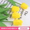 Tulipas Artificiais para Decoração de Sala de Estar em Casa, Flores Artificiais para Casamentos, Buquês de Tulipas Artificiais para Fotografia