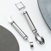 Utensilios de cocina creativos, pala de limpieza de acero inoxidable, pala para quitar manchas de aceite, pala para hielo multifuncional, raspador de manchas.