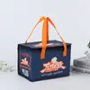 Bolsa Térmica Personalizada para Bolo, Bolsa de Gelo de Tecido Não Tecido de Grande Capacidade, Bolsa de Armazenamento a Frio, Bolsa de Folha de Alumínio Feita Sob Medida
