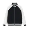 Chaqueta de béisbol retro americana de Otoño/Invierno 380g 40 hilos con cremallera y cuello alto, con estampado de logo, adecuada para uniformes de equipo y ropa de grupo, con bordado