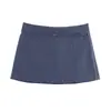 Moda Femenina Transfronteriza AliExpress 2026 Estilo Europeo y Americano Casual Ajustado Cintura Alta Pantalones Falda con Cordón F611836