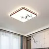Luz principal de la sala de estar, lámpara de techo de alta gama estilo vintage, paquete de iluminación para toda la casa, lámparas de iluminación Zhongshan, nuevo hierro color nogal