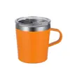 Taza Nueva de Acero Inoxidable 304 con Asa, Taza Mini Doble Pared para Coche, Taza de Café Portátil de Oficina para Negocios