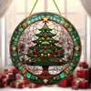 Venta Directa de Fábrica de Discos Decorativos Acrílicos Temáticos Navideños con Papá Noel, Hombre de Jengibre y su Casa de Jengibre