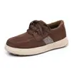 Zapatos de Algodón Peludo para Hombre de Invierno para Personas de Mediana Edad y Mayores, Zapatos Casuales con Cordones para Exteriores, Superficie Escarchada, Suela Suave Ligera Antideslizante para Caminar