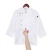 Ropa de Trabajo de Chef de Alta Gama Transpirable para Espalda Manga Larga Resistente al Desgaste Ropa de Chef Ropa de Cocina de Hotel Cocina Ropa de Cocina Seda Helada Impermeable Logo Impreso