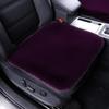 Cojín para Asiento de Coche Invierno Felpa Piel de Conejo Invierno Cálido Engrosado Lana Una Pieza Cojín Cuadrado Respaldo Funda para Cojín de Asiento de Tres Piezas