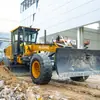 Motoniveladora de Construção de Engenharia Máquina de Nivelamento Tudo-em-Um Trator de Esteira Nivelamento de Taludes Motoniveladora de Construção de Estradas Raspador
