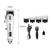 Kemei Máquina de Cortar Cabelo Elétrica Profissional Aparador de Cabelo a Óleo Especial para Salão Máquina de Cortar Elétrica de Alta Qualidade com Visor Digital Km232