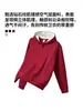 Moletom pesado estilo americano, moletom de camada dupla para comércio exterior, cardigã sweatshirt masculino moderno de outono com caimento solto e zíper duplo, feito sob medida