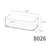 Jaula para Vajilla Cesta para Palillos Caja de Almacenamiento Acrílico Transparente Estrecha Larga Rectangular Cajón de Cocina Incorporado Cuchara Tenedor Pala