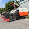 Colheitadeira de Colza Autopropelida 102 Cavalos de Potência Trigo Arroz Soja Colheitadeira Multifuncional Colheita e Debulha Tudo em Um