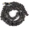 Cadena de grava de piedra cruda de cristal blanco para joyería DIY, collar, ágata, amatista, piedra natural, cuentas sueltas irregulares, 15 pulgadas