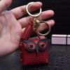 Creativo Billetero de Cuero de Búho Llavero Moda Colgante para Llave de Coche Lindo Bolsa Pequeños Accesorios Colgantes