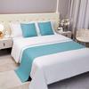 Corredor de Cama de Color Sólido Nórdico, Exclusivo Lujo de Alta Gama, Cubierta de Cama Personalizable, Bufanda para el Pie de Cama de Dormitorio, Venta Directa del Fabricante