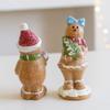 Decoración de Hombre de Jengibre Navideño Decoraciones Navideñas Adornos de Atmósfera para Escritorio Regalos de Navidad