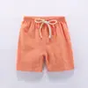 Pantalones cortos de niño hot pants 2020 nuevos de algodón y lino estilo coreano casual de verano modernos deportivos moda precio de fábrica al por mayor